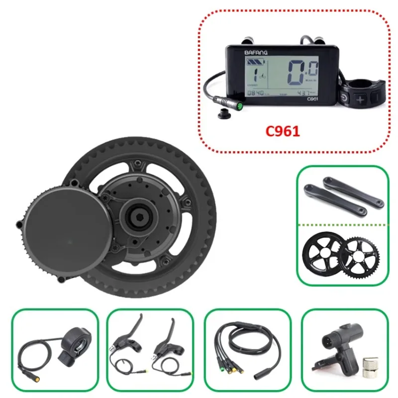 Zestaw silnika do roweru elekt – Mid Drive Motor Kit 52V 1000W recenzja i cena