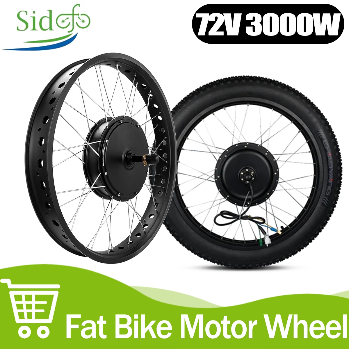 Silnik bezszczotkowy bezprzekł – 72V 5000W Hub Motor Kit recenzja i cena