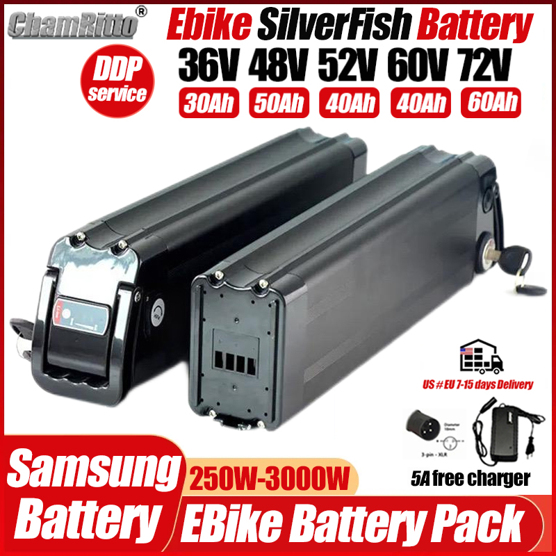 Rower Elektryczny 36V 48V 52V  – Electric Bicycle Battery 72V 30Ah recenzja i cena